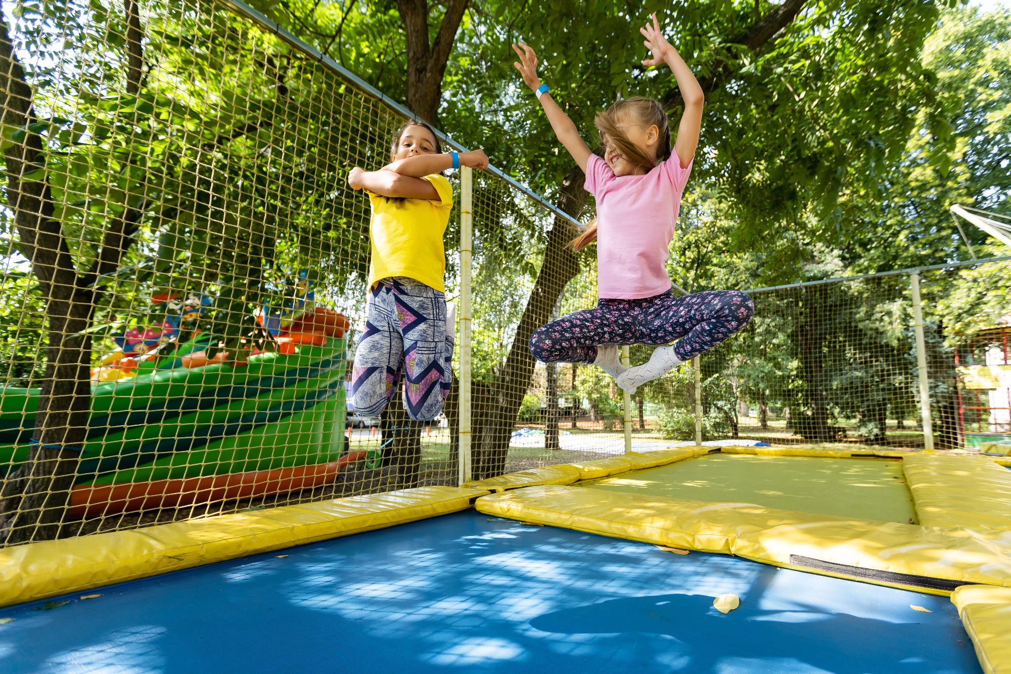 Trampolini so bili za moje otroke prava atrakcija